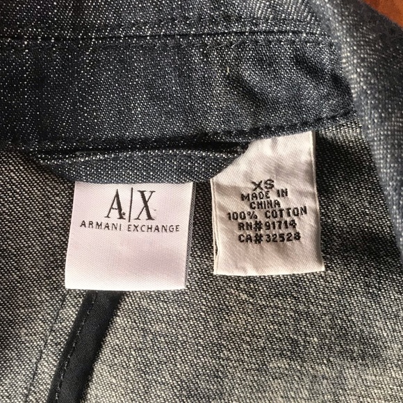 SALE!⚡️A|X Denim Blazer Women’s Size XS - Picture 8 of 8